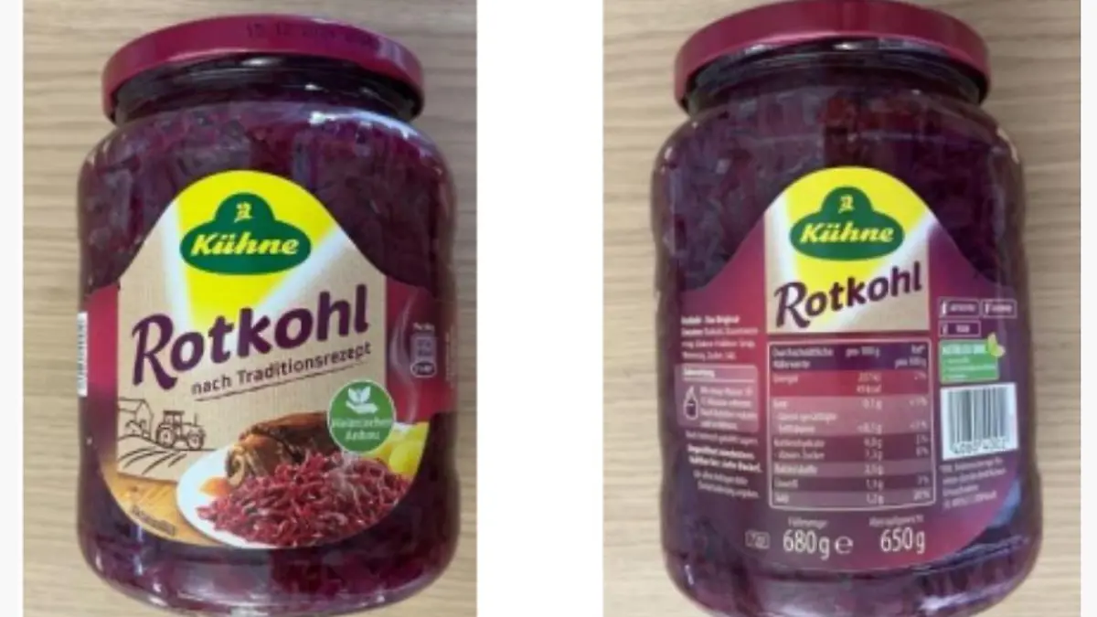 Diese Sorten des beliebten Rotkohls werden vorsorglich zurückgerufen.