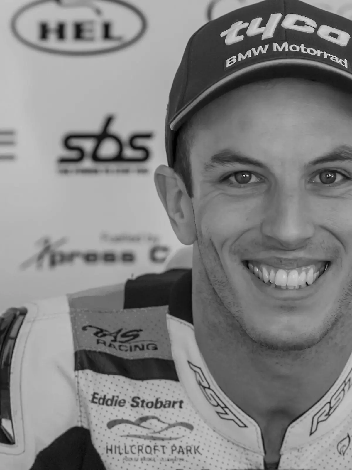 21st April 2019, Silverstone, Towcester, England; Bennetts British Superbikes Championship, Round 1, race day; Keith Farmer (GBR) rider of the Tyco BMW sitting in the pit garage before the races PUBLICATIONxINxGERxSUIxAUTxHUNxSWExNORxDENxFINxONLY ActionPlus12126263 RolandxHarrison  