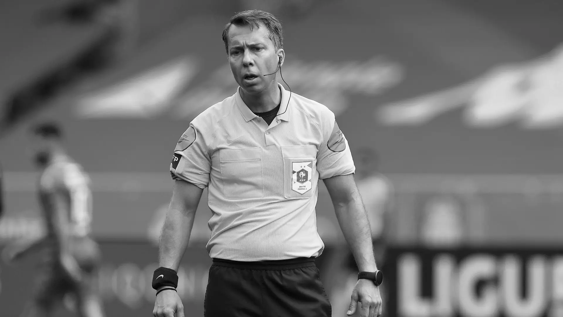 Ligue 1 2020-21, AS Monaco-Metz 4-0, REFEREE, ARBITRO JOHAN HAMEL LIGUE 1 2020-21 AS MONACO-METZ 4-0 PUBLICATIONxNOTxINxITA