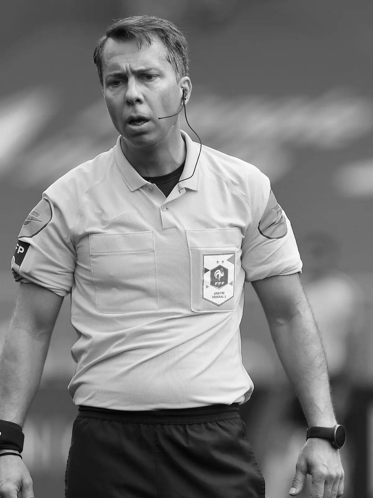 Ligue 1 2020-21, AS Monaco-Metz 4-0, REFEREE, ARBITRO JOHAN HAMEL LIGUE 1 2020-21 AS MONACO-METZ 4-0 PUBLICATIONxNOTxINxITA 