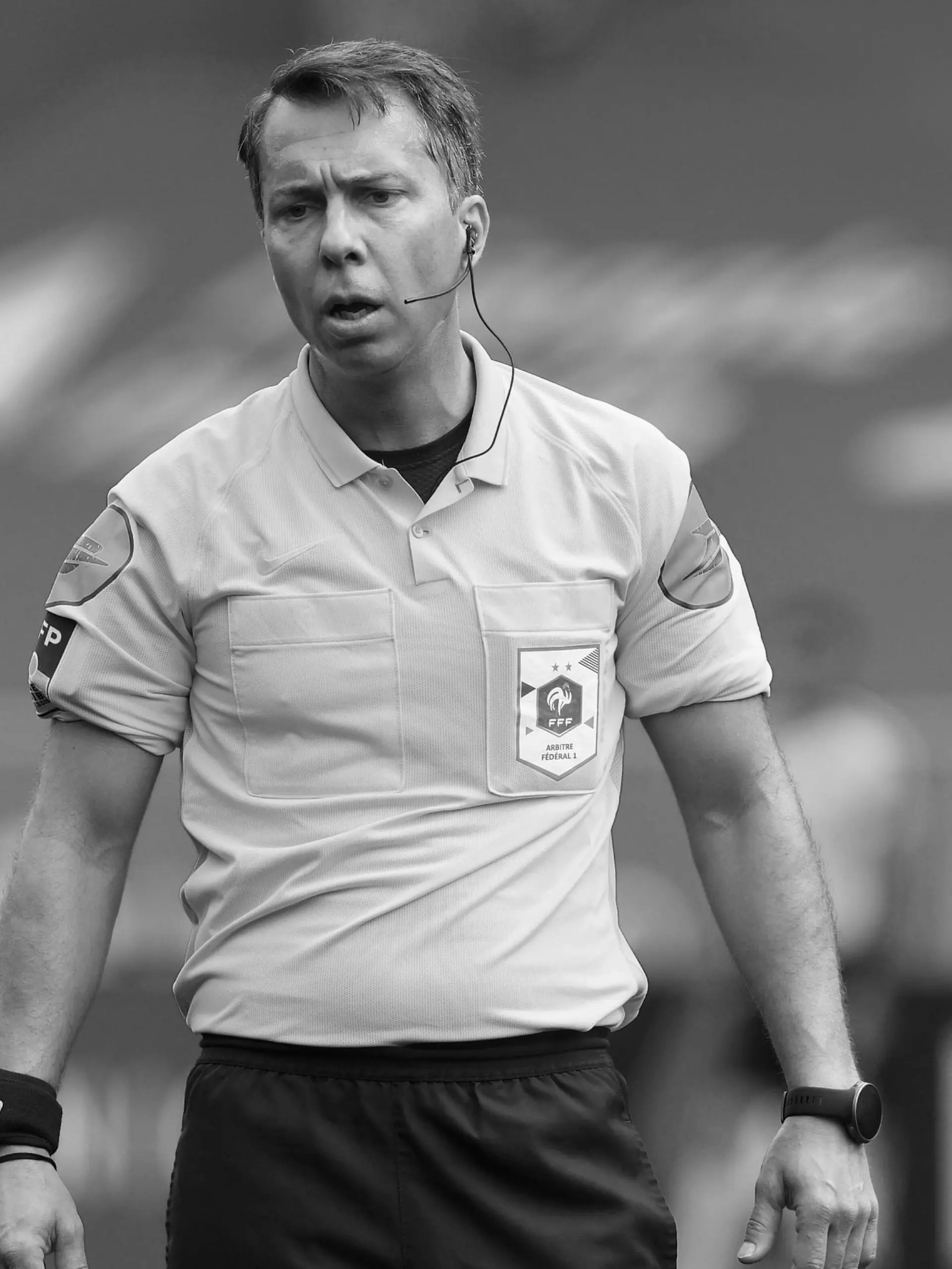 Ligue 1 2020-21, AS Monaco-Metz 4-0, REFEREE, ARBITRO JOHAN HAMEL LIGUE 1 2020-21 AS MONACO-METZ 4-0 PUBLICATIONxNOTxINxITA 