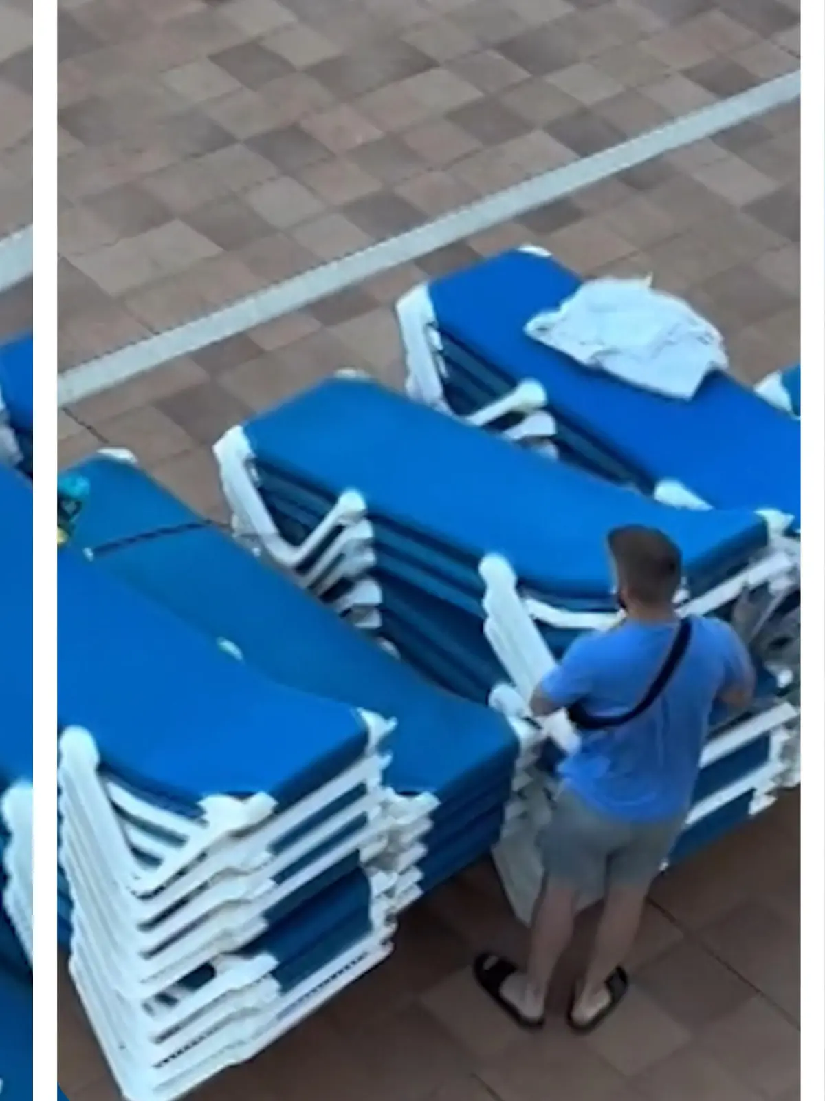 Ausschlafen, entspannen, zur Ruhe kommen - das ist für viele der ideale Urlaub! Für einige Touris ist der Urlaub aber ein regelrechter Wettkampf - und zwar um eine Liege am Pool! Ein Hotel auf Teneriffa hat seine Liegen sogar mit einem Absperrband gesichert. Aber das hält einen echten Handtuch-Touri nicht auf. Den frechen Liegenklau zeigen wir im Video.