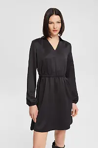 Minikleid mit Polokragen