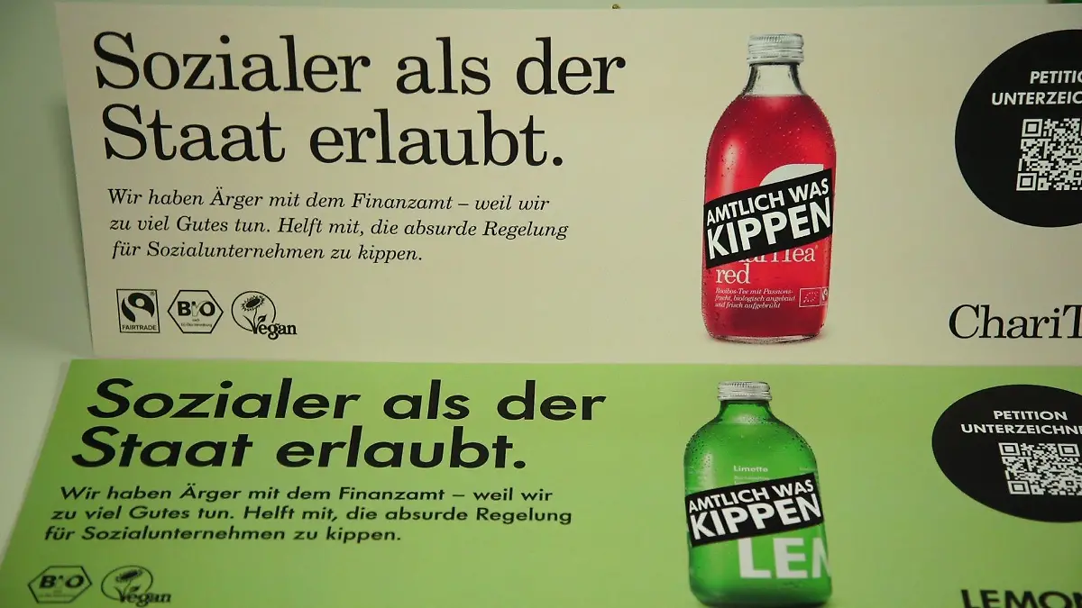 Der Firma Lemonaid drohen Steuerrückzahlungen in Millionenhöhe, weil sie zu viel Gutes tun.