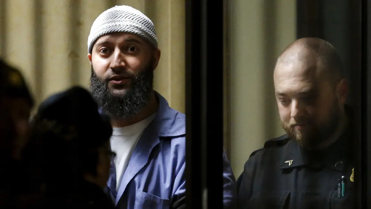 FILE PHOTO: Convicted murderer Adnan Syed leaves the Baltimore City Circuit Courthouse in Baltimore, Maryland February 5, 2016. The Maryland man whose 2000 murder conviction was thrown into question by the popular "Serial" podcast was in court to argue he deserved a new trial because his lawyers had done a poor job with his case. REUTERS/Carlos Barria/File Photo