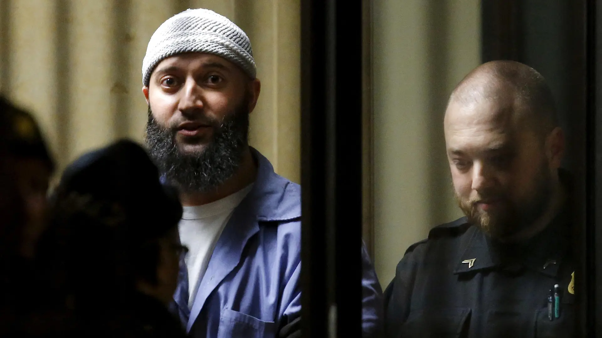 FILE PHOTO: Convicted murderer Adnan Syed leaves the Baltimore City Circuit Courthouse in Baltimore, Maryland February 5, 2016. The Maryland man whose 2000 murder conviction was thrown into question by the popular "Serial" podcast was in court to argue he deserved a new trial because his lawyers had done a poor job with his case. REUTERS/Carlos Barria/File Photo