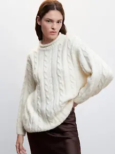 Cabling-Strickpullover von Mango