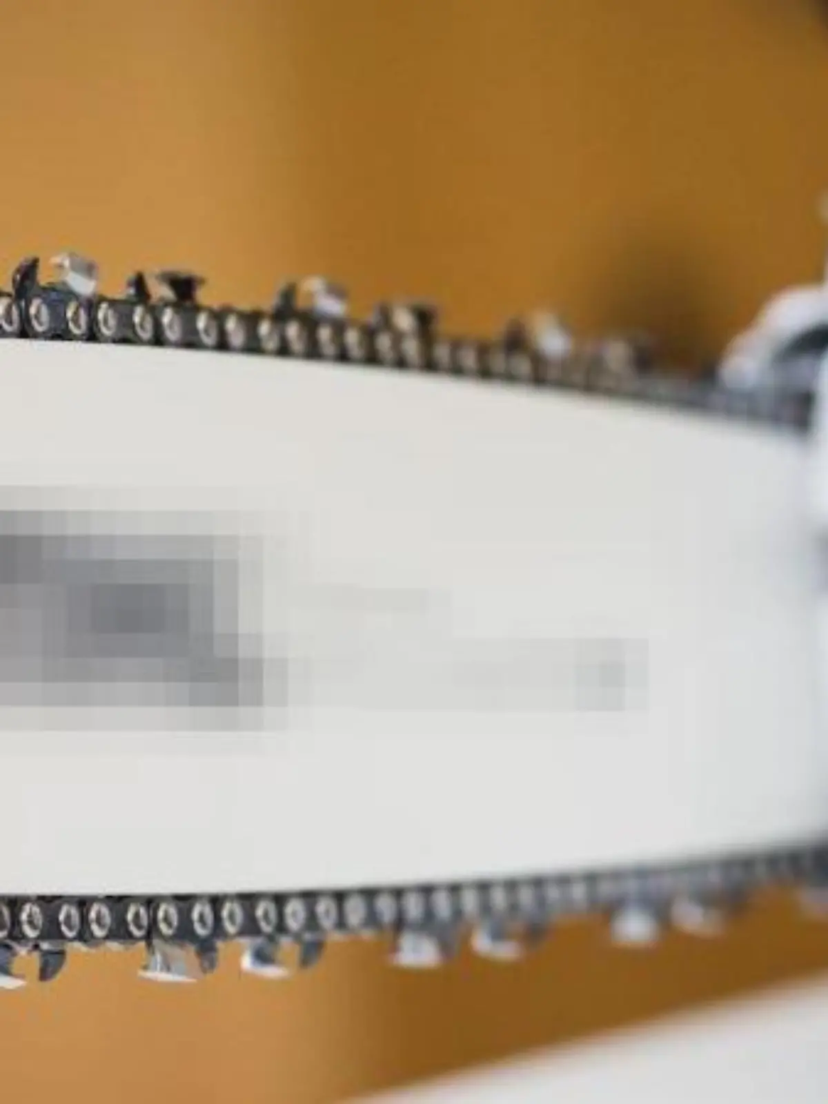Eine Kettensäge von Stihl liegt auf einem Tisch