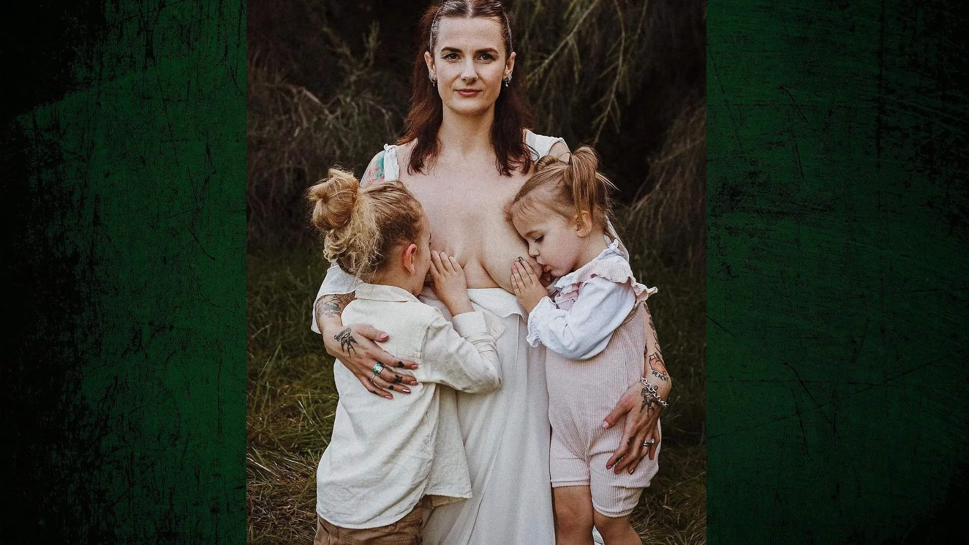 Lauren McLeod auf ihrem Instagram-Profil. Sie stillt ihre Kinder.