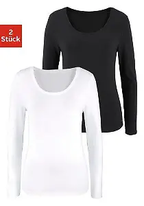 Vivance Langarmshirt (2er-Pack) mit Code '10881'