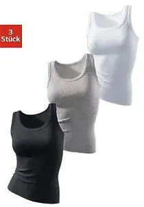 3er-Pack Tanktops