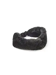 Stirnband mit Kunstfell-Bezug