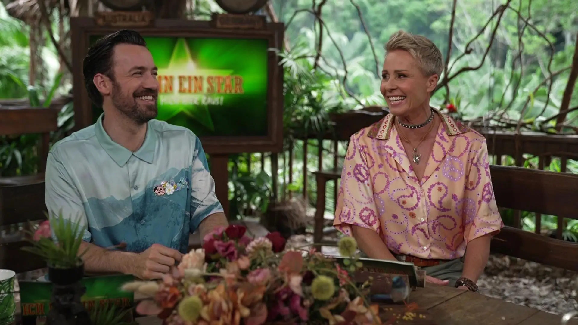 Wer ist ihr Dschungelcamp-Favorit? Darüber sprechen Jan Köppen und Sonja Zietlow.
