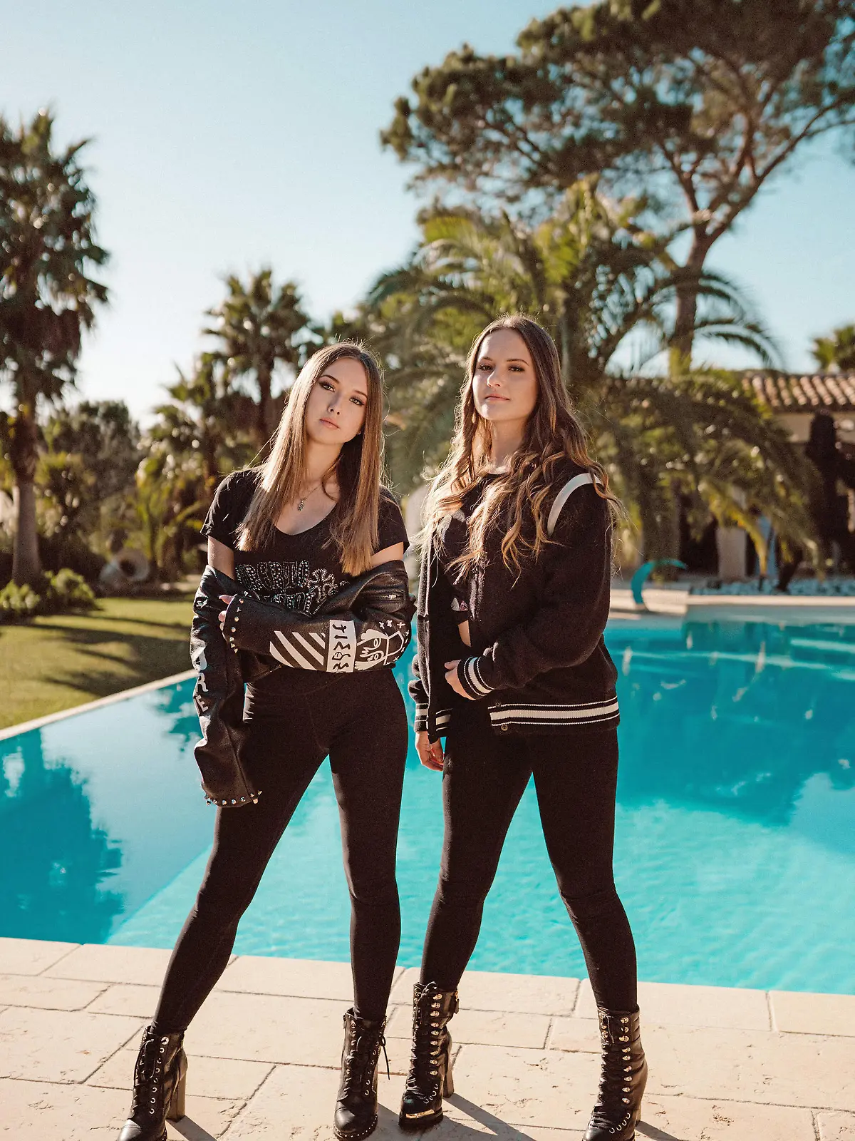 HANDOUT - 22.11.2020, ---: Davina Shakira Geiss (18, r) und Shania Tyra Geiss (17) bekannt aus "Die Geissens - Eine schrecklich glamouröse Familie!" (undatierte Aufnahme). Die Töchter der Real-Life-Doku-Familie Geissens sollen ein eigenes Format bei RTLzwei bekommen. Das neue Format - Arbeitstitel «Rich Kids of Monaco» - befinde sich noch in einem frühen Entwicklungsstadium. (zu dpa "RTLzwei plant eigene Sendung für die Geissens-Töchter") Foto: Niklas Niessner/RTLzwei/dpa - ACHTUNG: Nur zur redaktionellen Verwendung im Zusammenhang mit einer Berichterstattung über die Senung und nur mit vollständiger Nennung des vorstehenden Credits +++ dpa-Bildfunk +++