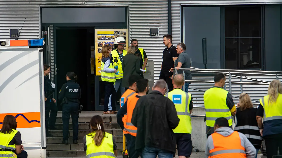 Noteinsatz in DHL-Verteilerzentrum Obertshausen bei Offenbach