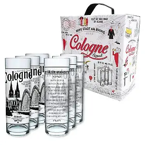 6er-Pack Kölsch-Gläser