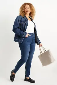 Mid-Waist Skinny-Jeans
