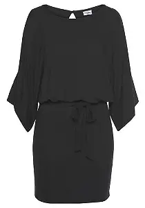 Buffalo Jerseykleid (mit Bindeband) mit Ärmelschlitzen