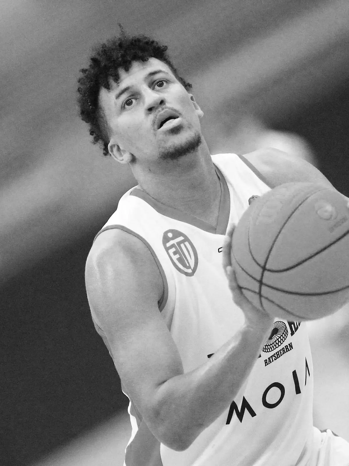 Basketball, ProB BARMER 2. Basketball Bundesliga, ProB Nord, Elfter Spieltag, ETV Hamburg - RheinStars Köln 84:74. Mubarak Salami ETV. Wandsbek Hamburg *** Basketball, ProB BARMER 2 Basketball Bundesliga, ProB Nord, Eleventh matchday, ETV Hamburg RheinStars Cologne 84 74 Mubarak Salami ETV Wandsbek Hamburg 