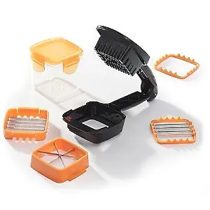Nicer Dicer "Quick", Set (7-tlg, Orange)