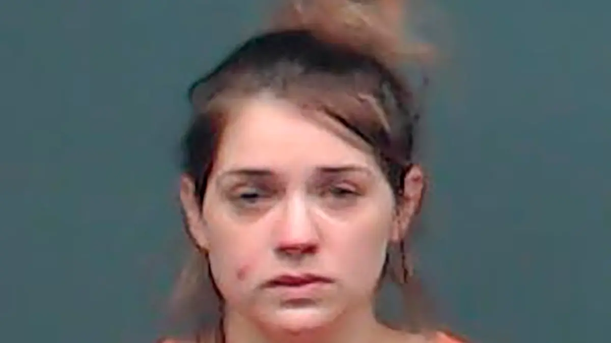 This undated booking photo provided by the Bi-State Detention Center in Texarkana, Texas, shows Taylor Rene Parker. Parker, accused of killing a woman to steal her unborn baby to present as her own, went on trial for capital murder, Monday, Sept. 12, 2022. (Bi-State Detention Center via AP)