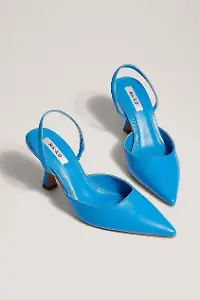 Schmale Sling-Pumps mit Sanduhrform