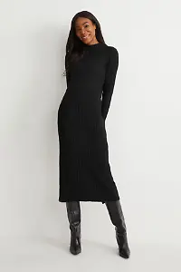 Strickkleid Schwarz