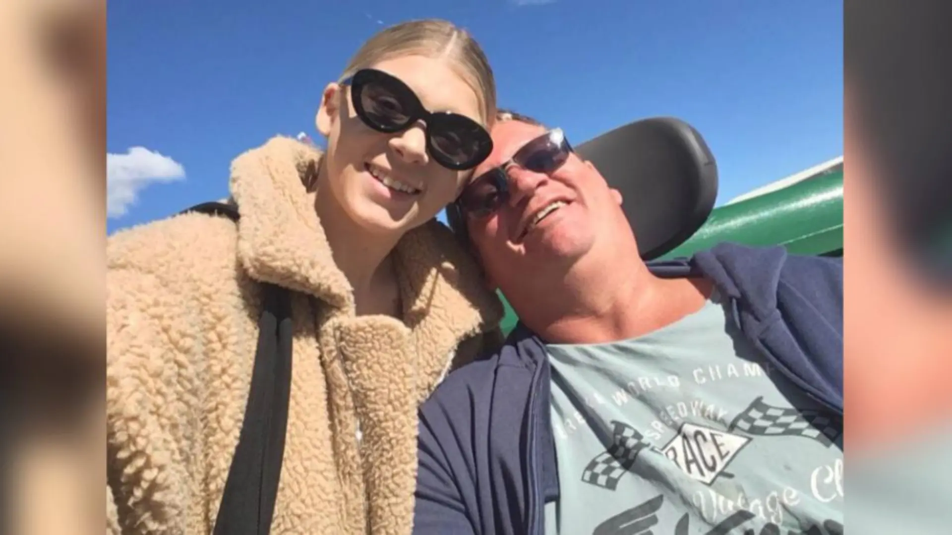 Lily mit ihrem Vater John