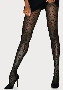 Feinstrumpfhose 20 DEN mit Animal Muster von petite fleur gold