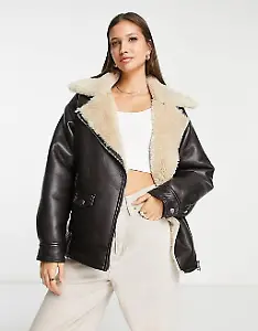 Bikerjacke aus Kunstleder