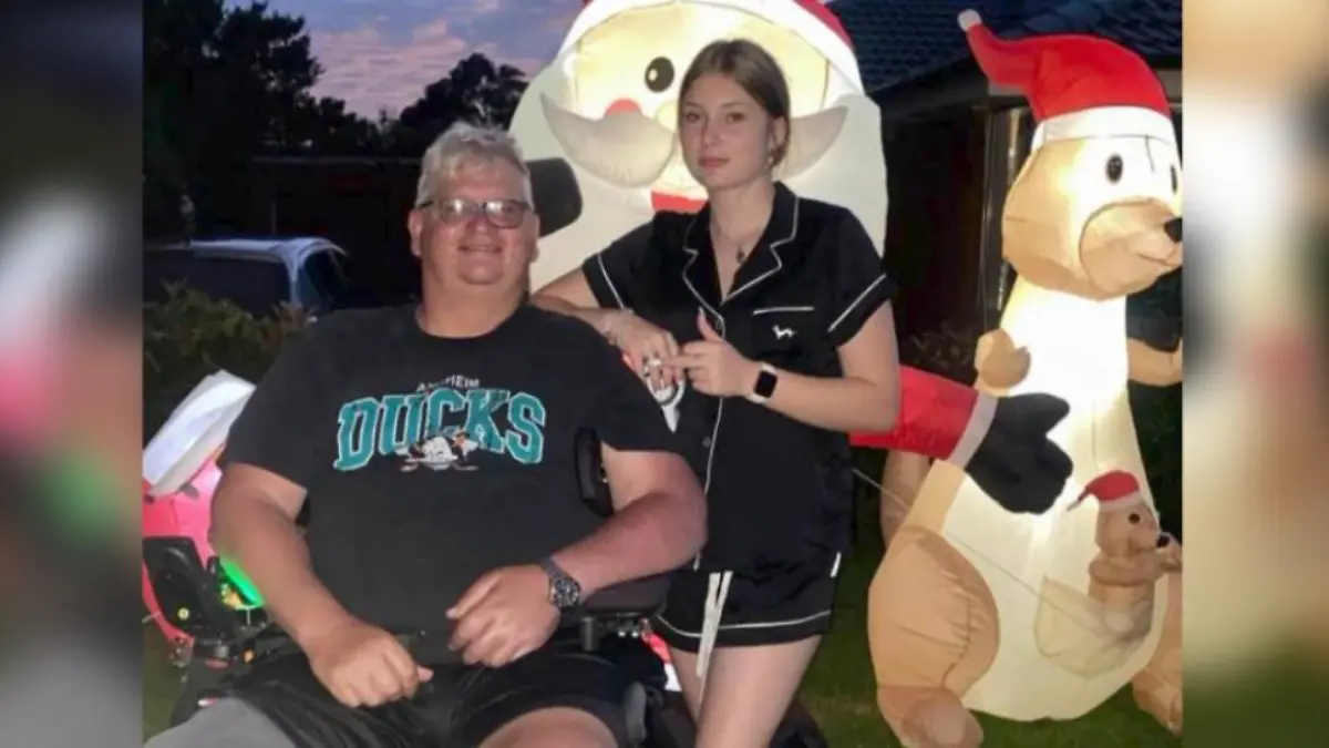 Lily mit ihrem Vater John