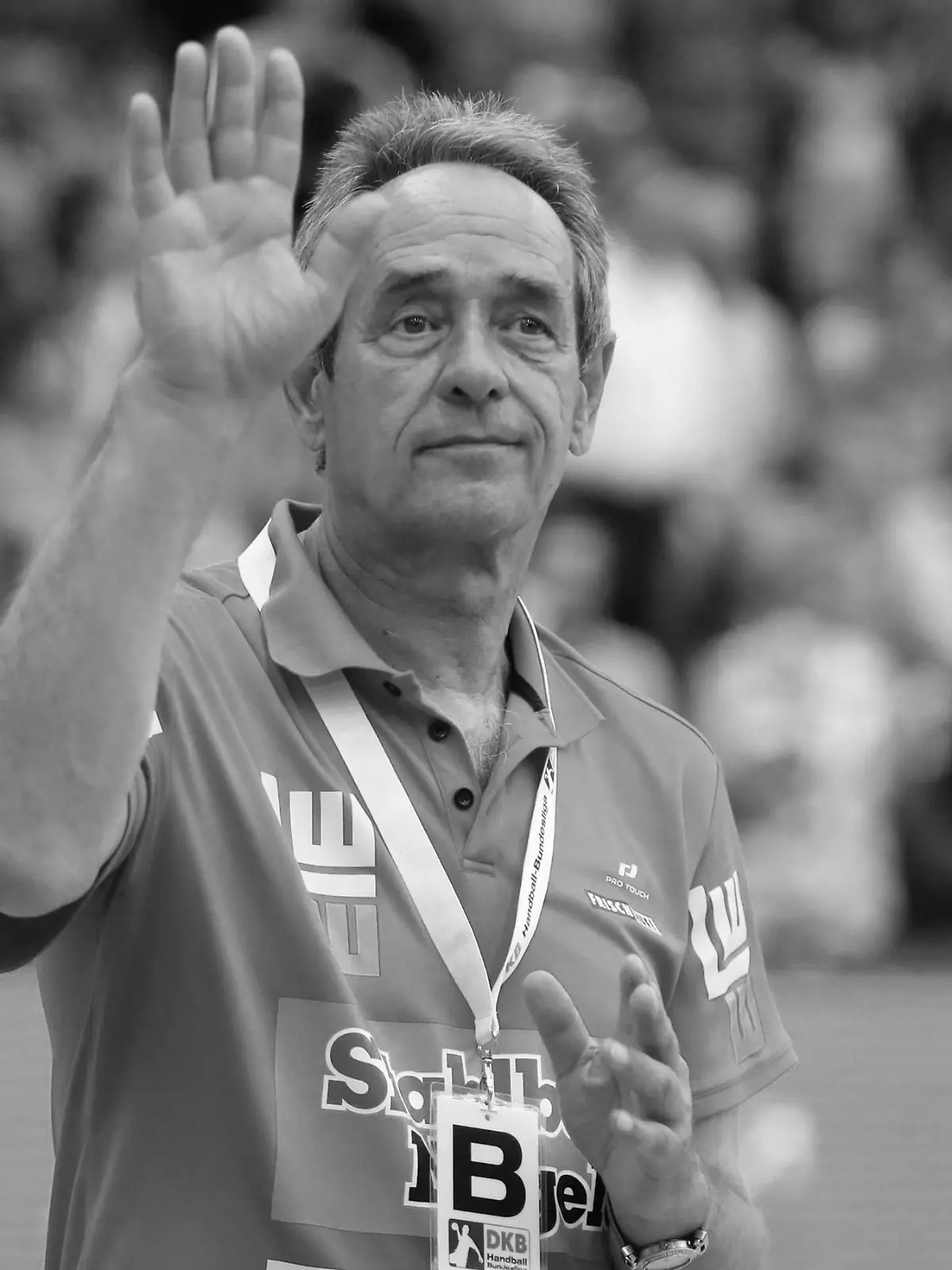 Frisch Auf Göppingen - TSV GWD Minden Deutschland, Göppingen, 27.05.2018, Handball, DKB Bundesliga, Saison 2017/2018, Frisch Auf Göppingen - TSV GWD Minden: Rolf Brack (Trainer Frisch Auf Göppingen). *** Frisch Auf Göppingen TSV GWD Minden Germany Göppingen 27 05 2018 Handball DKB Bundesliga Season 2017 2018 Fresh On Göppingen TSV GWD Minden Rolf Brack Coach Frisch On Göppingen  