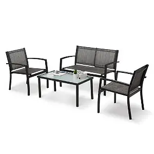 Mondeer Gartenmöbel 4er Set von Intimate