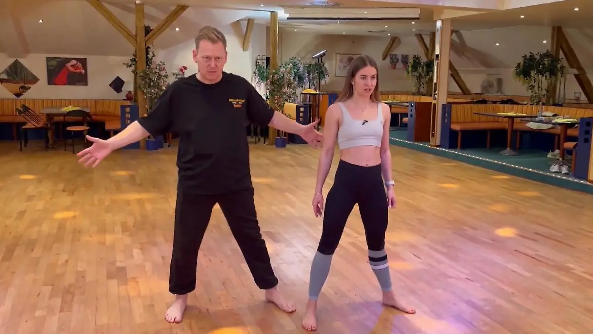 Knossi und Mariia ziehen nach dem ersten Trainingstag ein positives Fazit