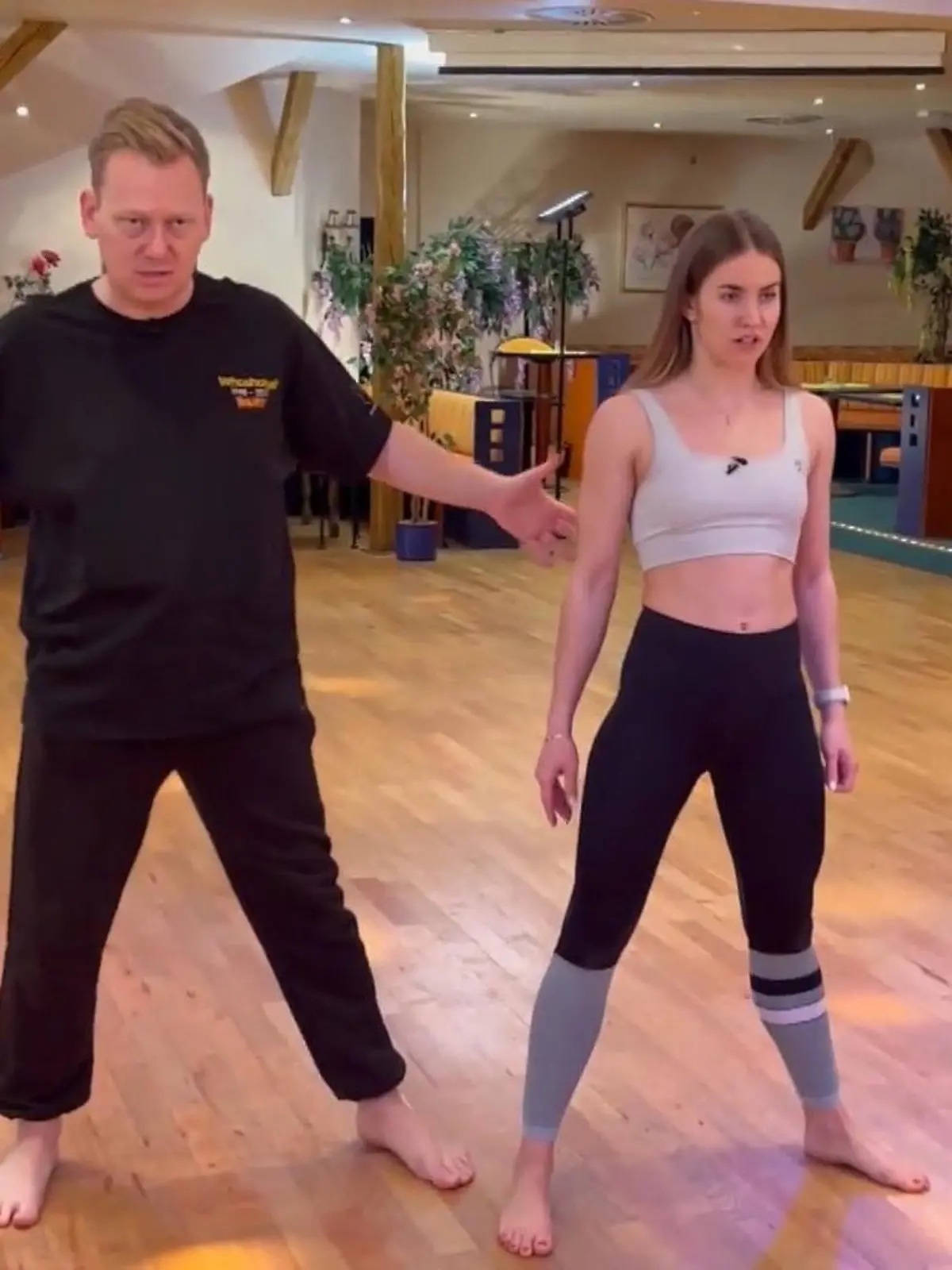 Knossi und Mariia ziehen nach dem ersten Trainingstag ein positives Fazit