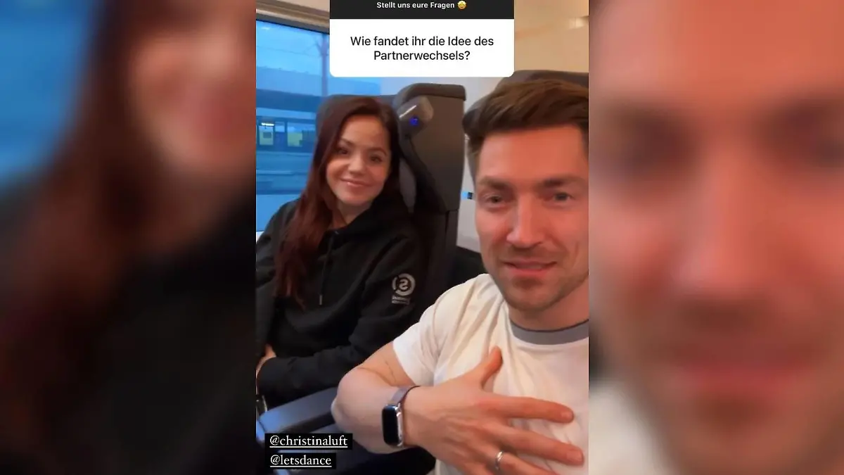 Christina und Philipp nutzen die Zugfahrt nach Köln für eine Fragerunde auf Instagram.