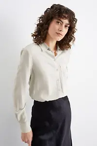 Bluse Cremeweiß