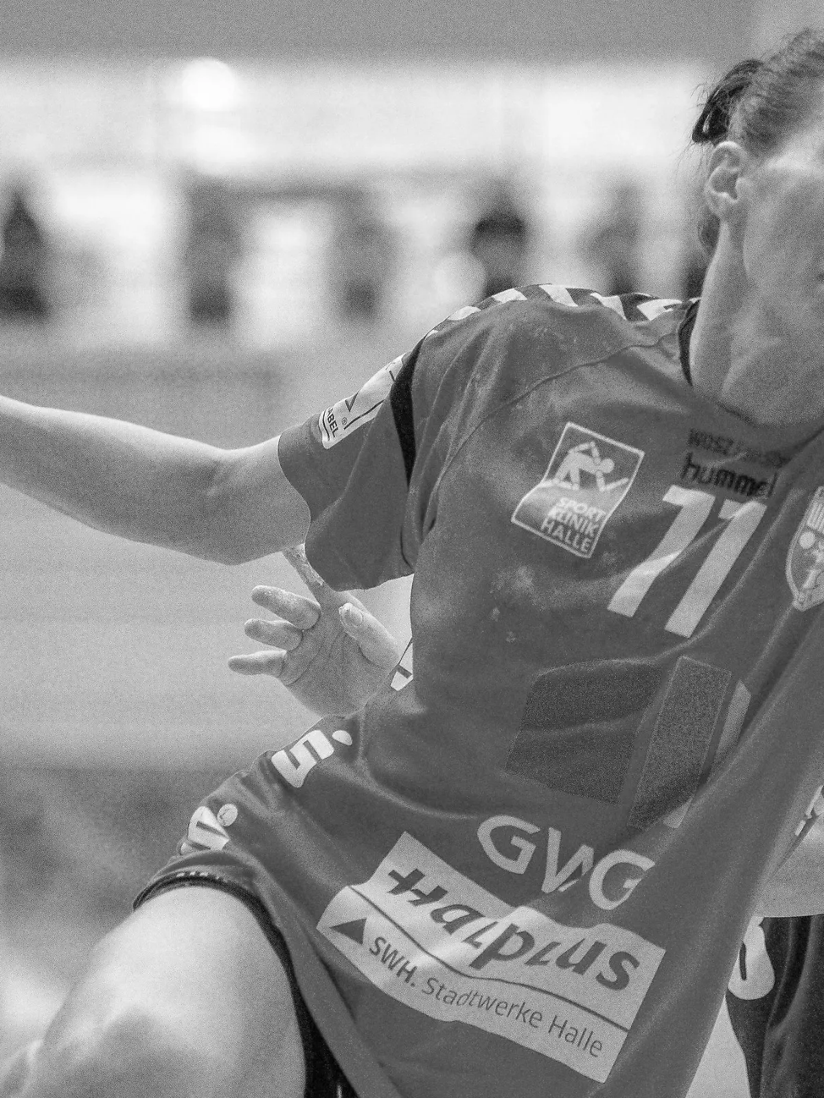 Viktoria Divak (SV Union Halle) setzt sich durch SV Union Halle-Neustadt (Wildcats) vs. HSG Blomberg-Lippe Handball 1.Bundesliga - Saison 2018 / 2019 Copyright: xVIADATAx/xHolgerxJohnx Halle/Saale Sachsen-Anhalt Deutschland *** Viktoria Divak SV Union Halle is winning SV Union Halle Neustadt Wildcats vs HSG Blomberg Lippe Handball 1 Bundesliga Season 2018 2019 Copyright xVIADATAx xHolgerxJohnx Halle Saale Sachsen Anhalt Germany  