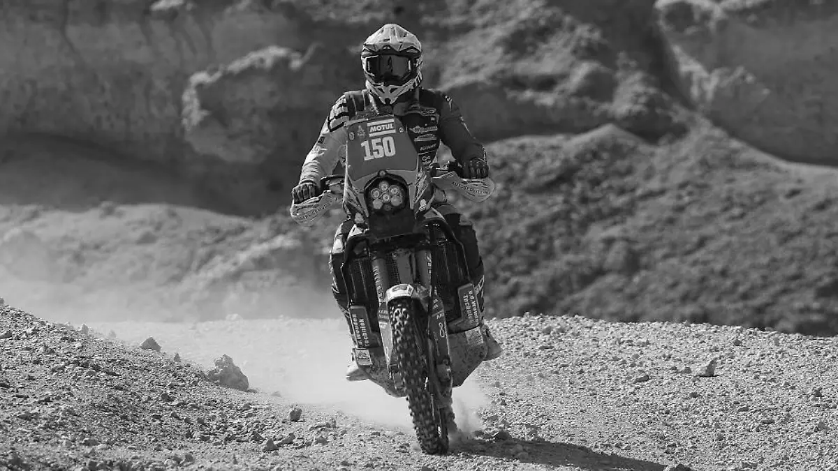 150 Van der Wouden Bram (nld), Sherco 450 SEF R, Moto, W2RC, Original by Motul, action during the Stage 5 of the Dakar Rally 2022 around Riyadh, on January 6th 2022 in Riyadh, Saudi Arabia - Photo Julien Delfosse / DPPI