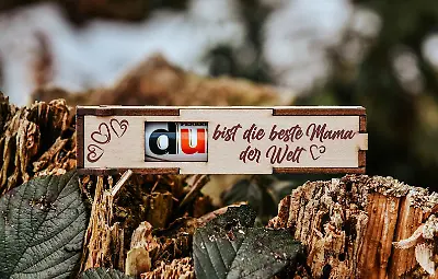 Geschenkbox mit graviertem Schokoriegel