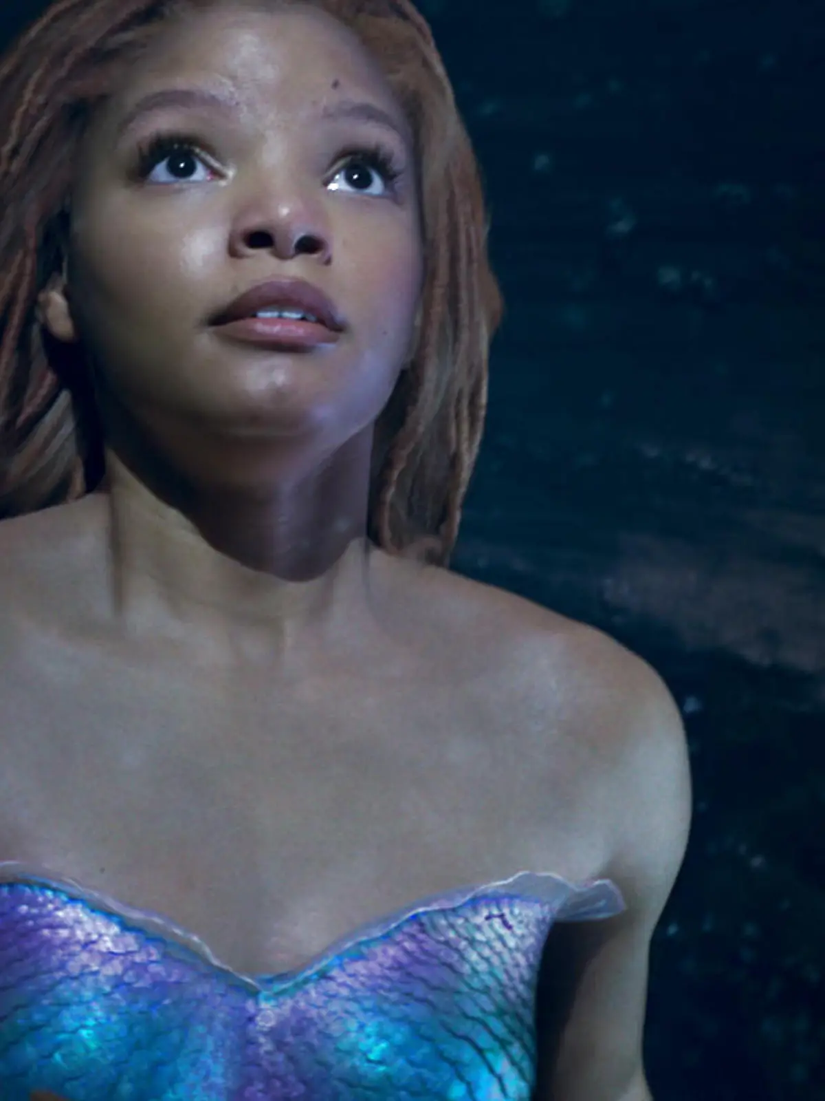 Halle Bailey as Ariel in Disney's live-action THE LITTLE MERMAID. Photo courtesy of Disney. © 2023 Disney Enterprises, Inc. All Rights Reserved.