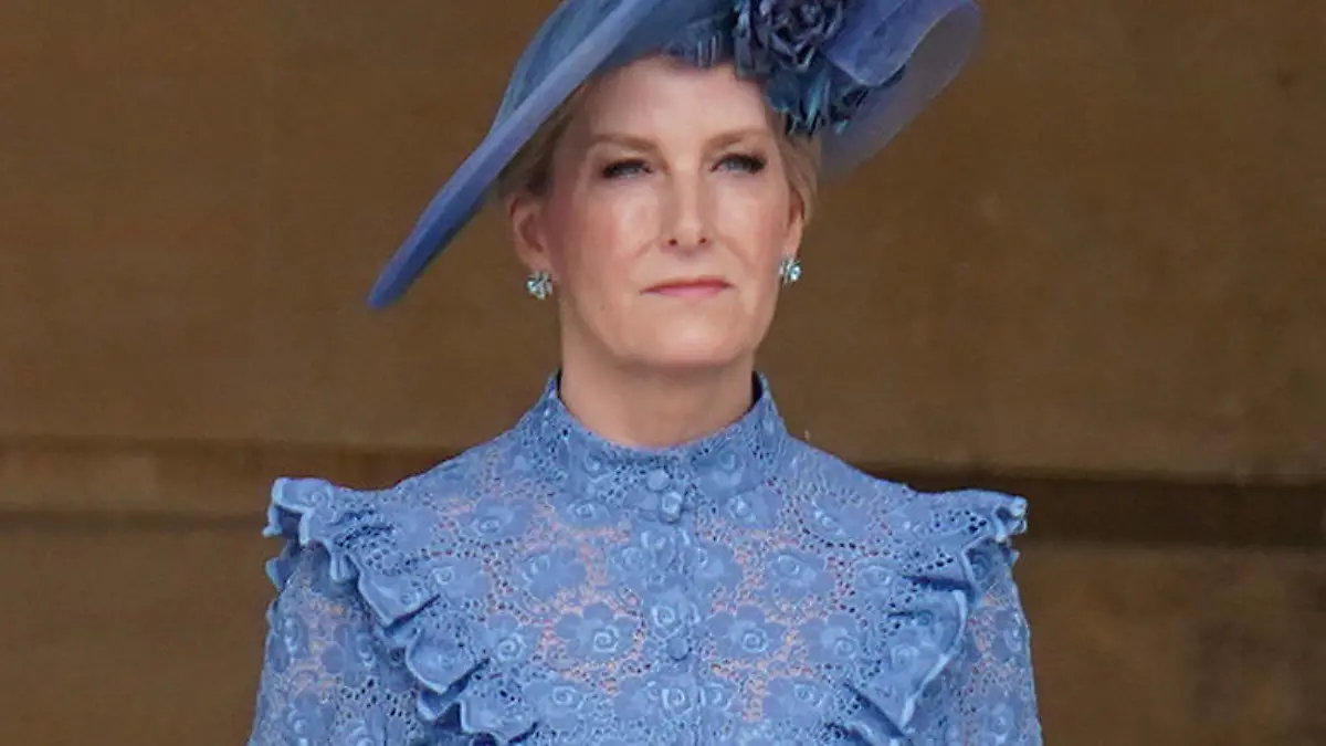 . 09/05/2023. London, United Kingdom. Prince Edward and Sophie, the Duke and Duchess of Edinburgh, at a Buckingham Palace garden party in London. PUBLICATIONxINxGERxSUIxAUTxHUNxONLY xPoolx/xi-Imagesx IIM-24362-0010