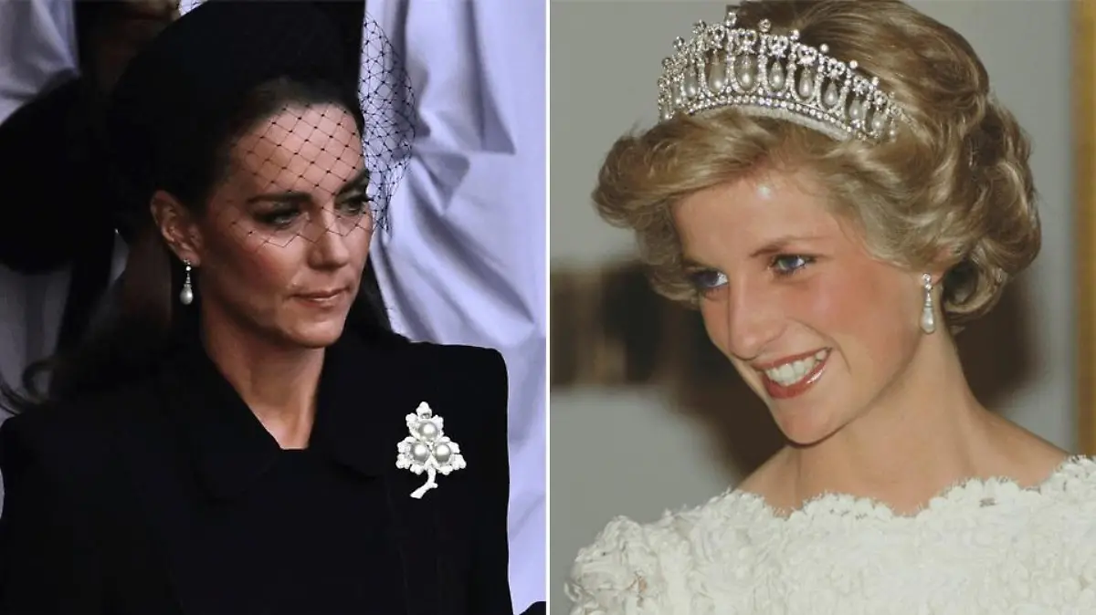 Herzogin Kate trug Prinzessin Dianas Ohrringe.