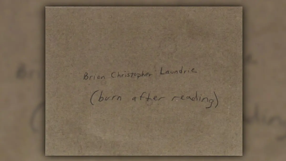 Brian Laundries Mutter schreibt Brief an ihren Sohn