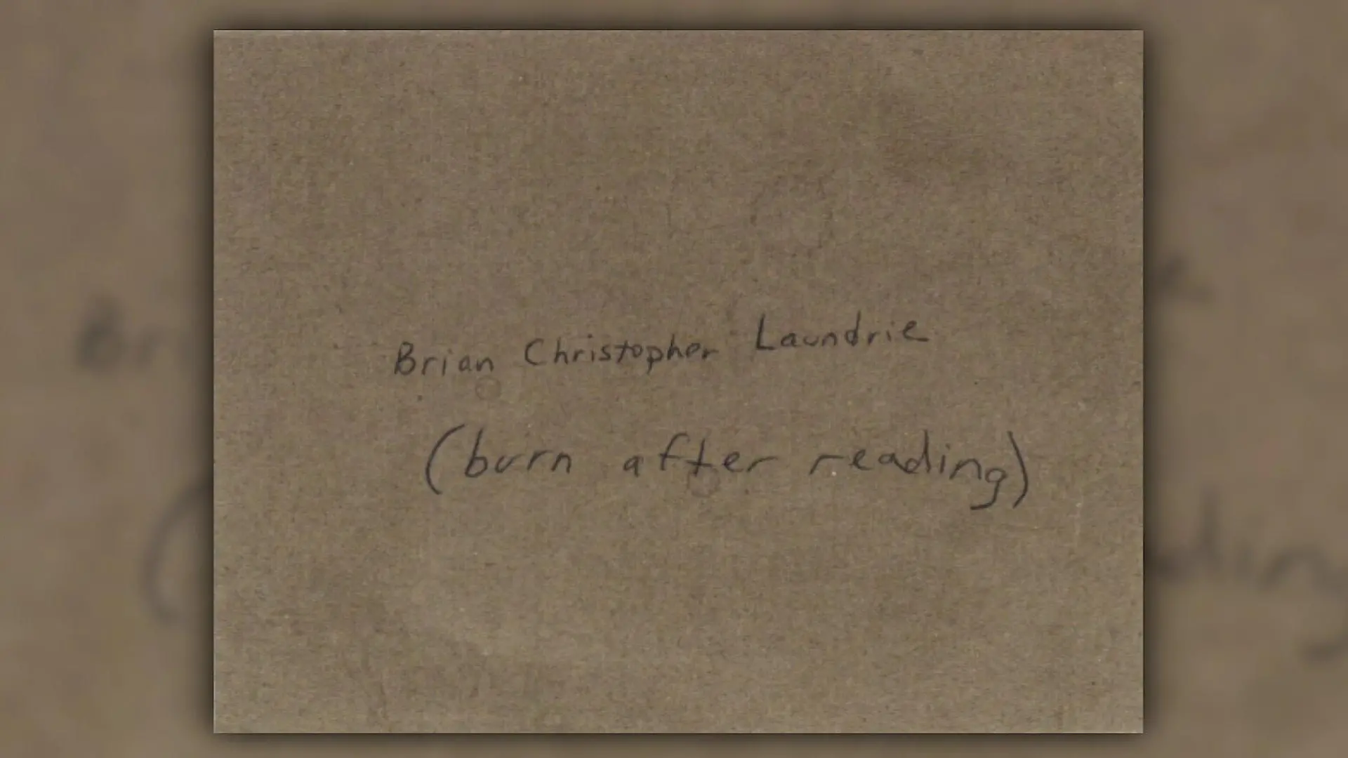 Brian Laundries Mutter schreibt Brief an ihren Sohn