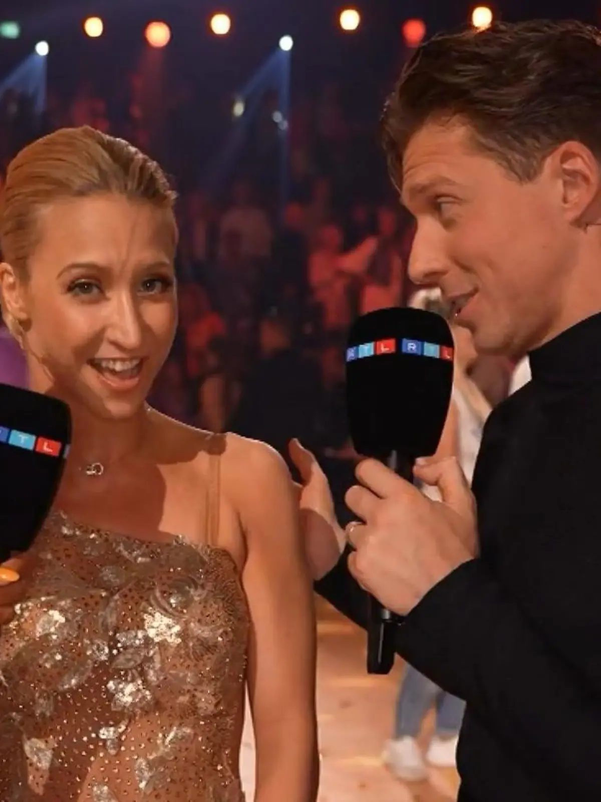 Kathrin Menzinger und Valentin Lusin nach der Profi-Challenge