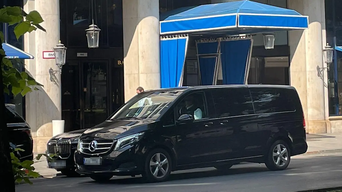 Till Lindemann in München angekommen