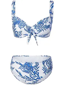 SUSA Bikini mit Korallen-Muster
