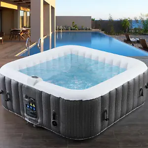Arebos Whirlpool, 185x185 Zentimeter
