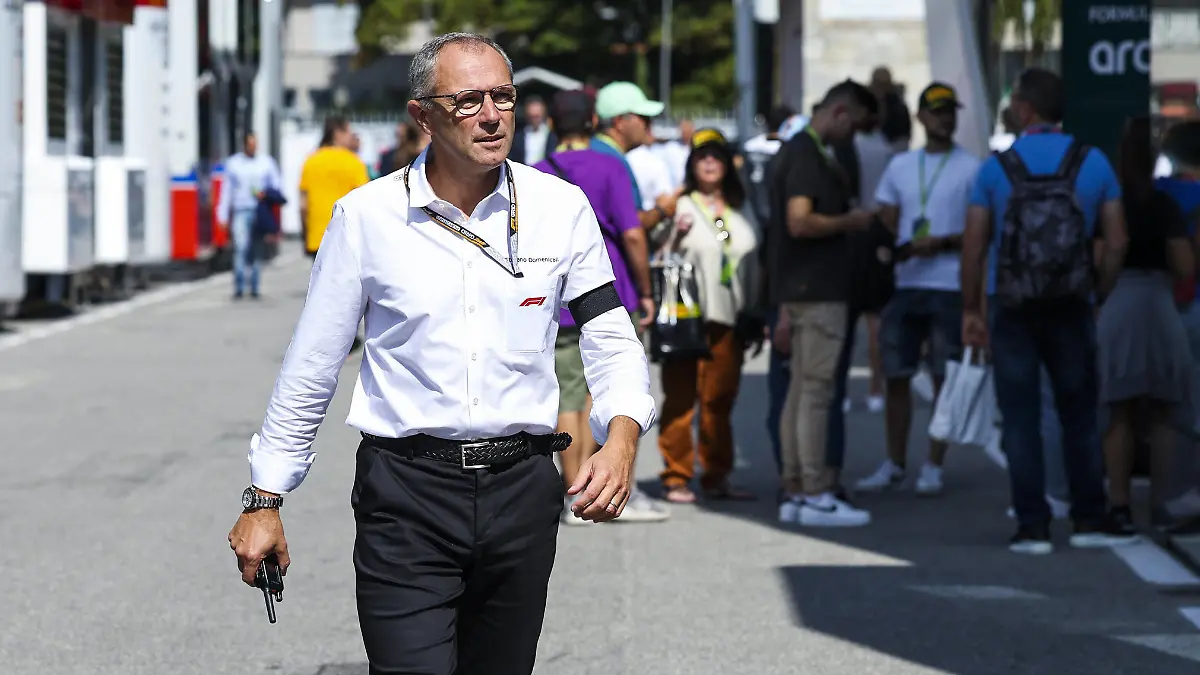 DOMENICALI Stefano ita, Chairman and CEO Formula One Group FOG, portrait during the Formula 1 Pirelli Gran Premio dItalia 2022, Italian Grand Prix 2022, 16th round of the 2022 FIA Formula One World Championship, WM, Weltmeisterschaft from September 9 to 11, 2022 on the Autodromo Nazionale di Monza, in Monza, Italy - F1 - ITALIAN GRAND PRIX 2022 DPPI/Panoramic PUBLICATIONxNOTxINxFRAxITAxBEL 20220909_GOOD5241